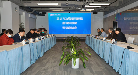 深圳市決策咨詢委員會常務副主任高振懷率隊調(diào)研鵬城實驗室，聚焦信息技術服務與創(chuàng)新驅(qū)動
